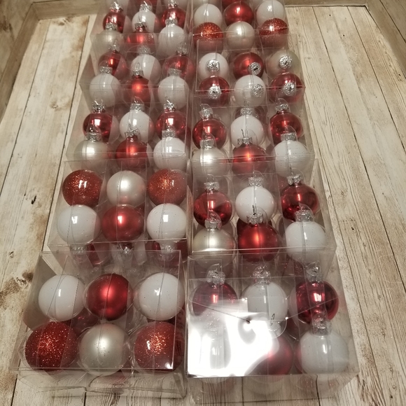 Ashland Holiday Ashland Mini Christmas Tree Glass Ornaments Poshmark